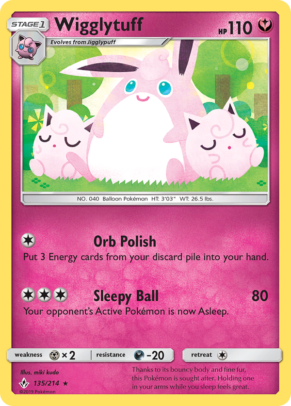 Wigglytuff - Unbroken Bonds SET-135