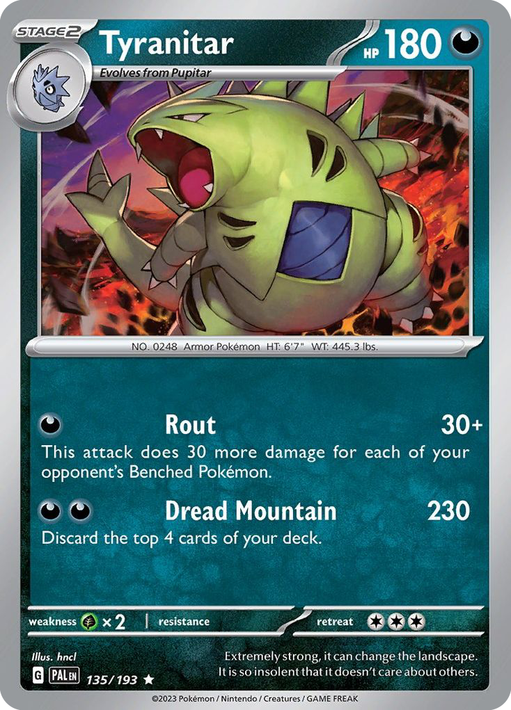 Tyranitar - Paldea Evolved SET-135