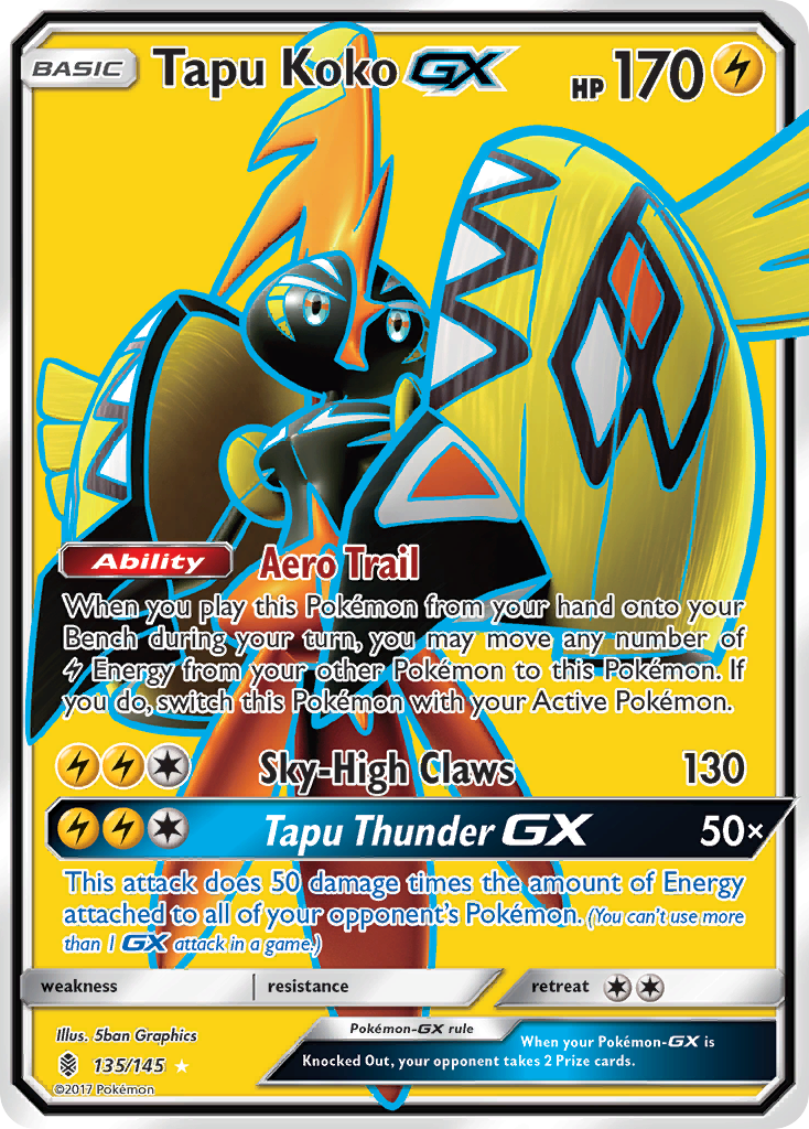 Tapu Koko-GX - Guardians Rising SET-135