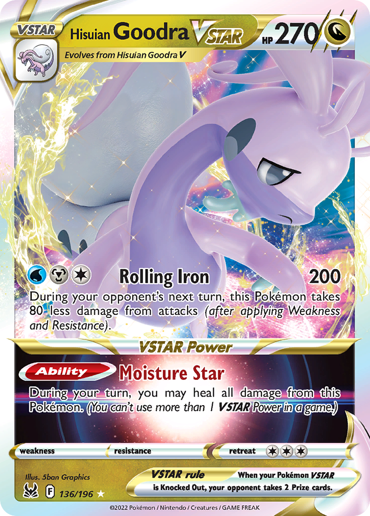 Hisuian Goodra VSTAR - Lost Origin SET-136