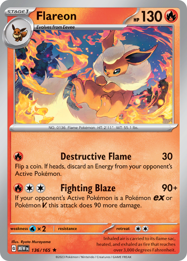 Flareon - 151 SET-136