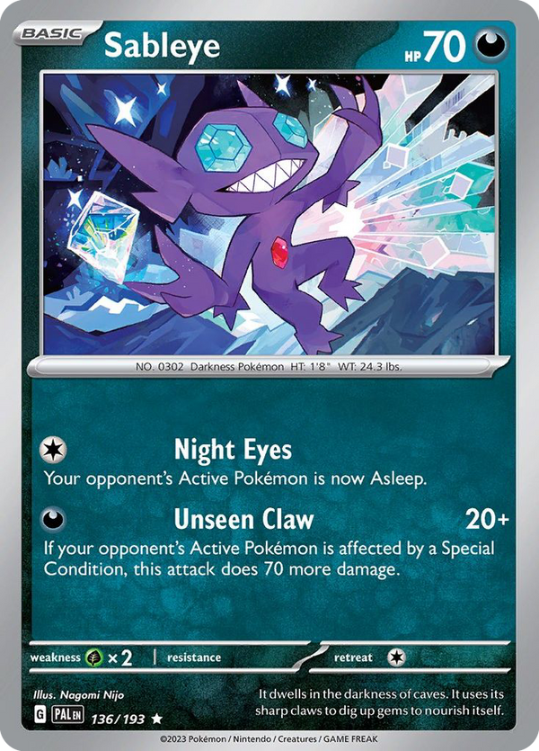 Sableye - Paldea Evolved SET-136