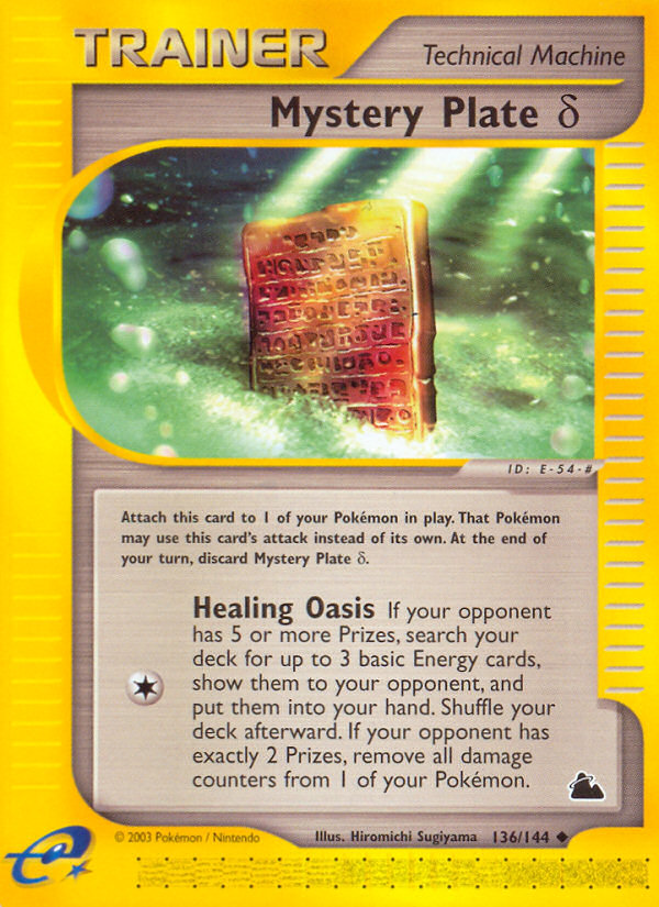 Mystery Plate? - Skyridge SET-136