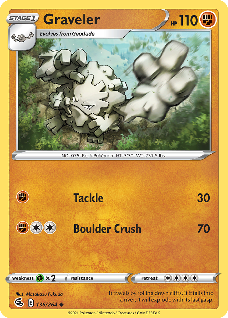 Graveler - Fusion Strike SET-136