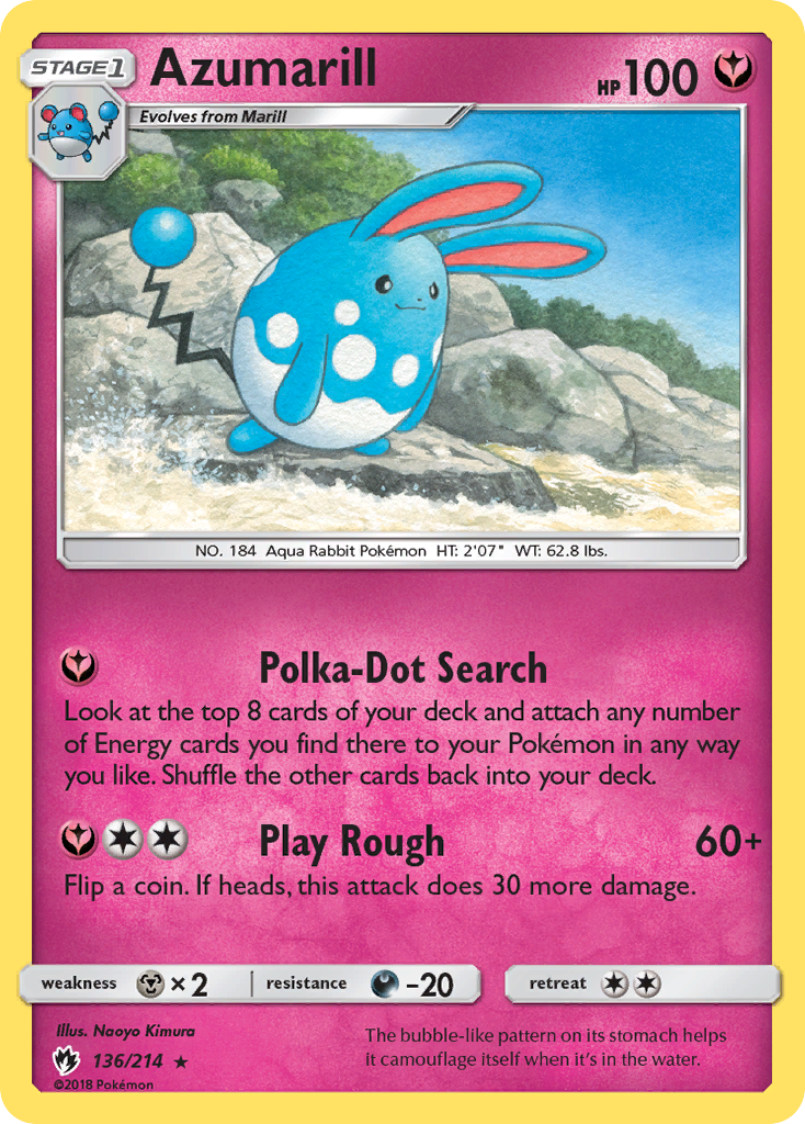 Azumarill - Lost Thunder SET-136