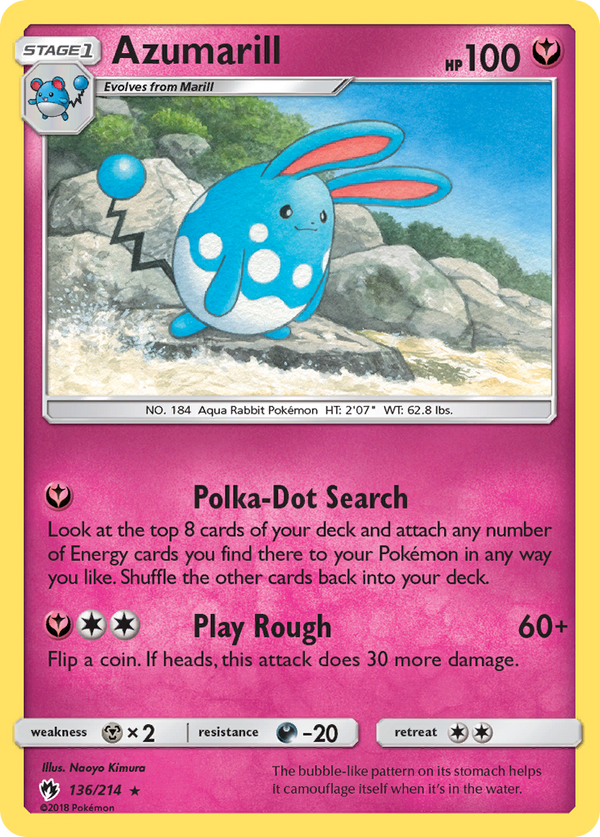 Azumarill - Lost Thunder SET-136