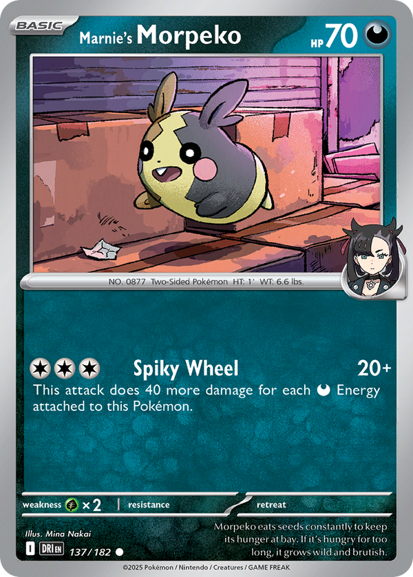 Marnie's Morpeko - Destined Rivals SET-137