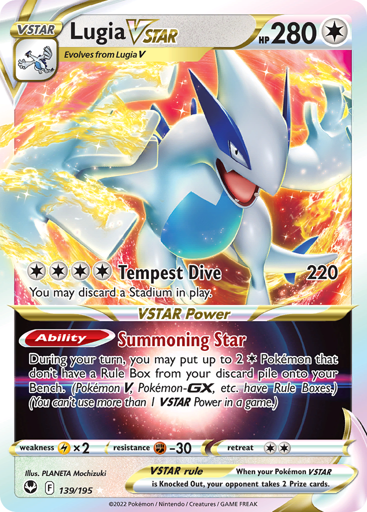 Lugia VSTAR - Silver Tempest SET-139