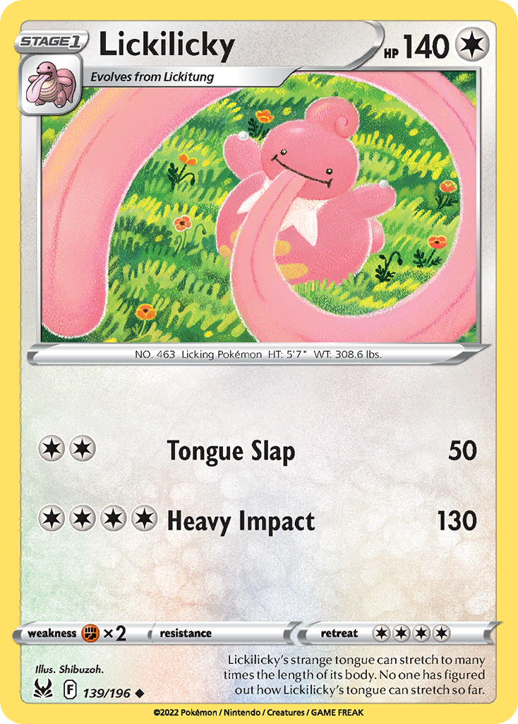 Lickilicky - Lost Origin SET-139
