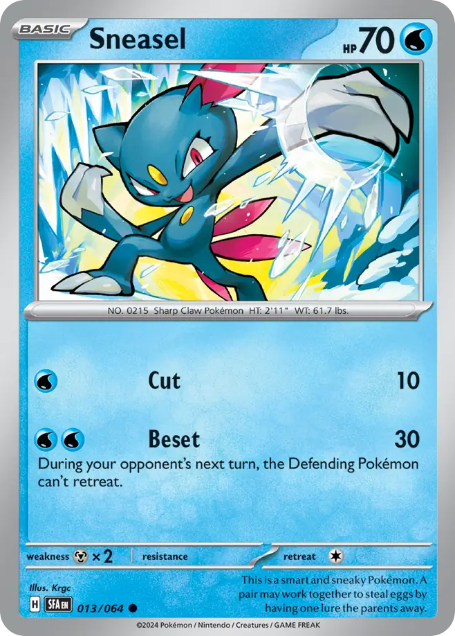 Sneasel - Shrouded Fable SET-13
