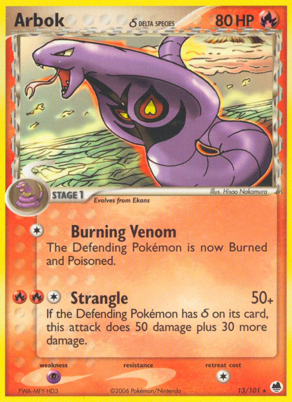 Arbok? - Dragon Frontiers SET-13