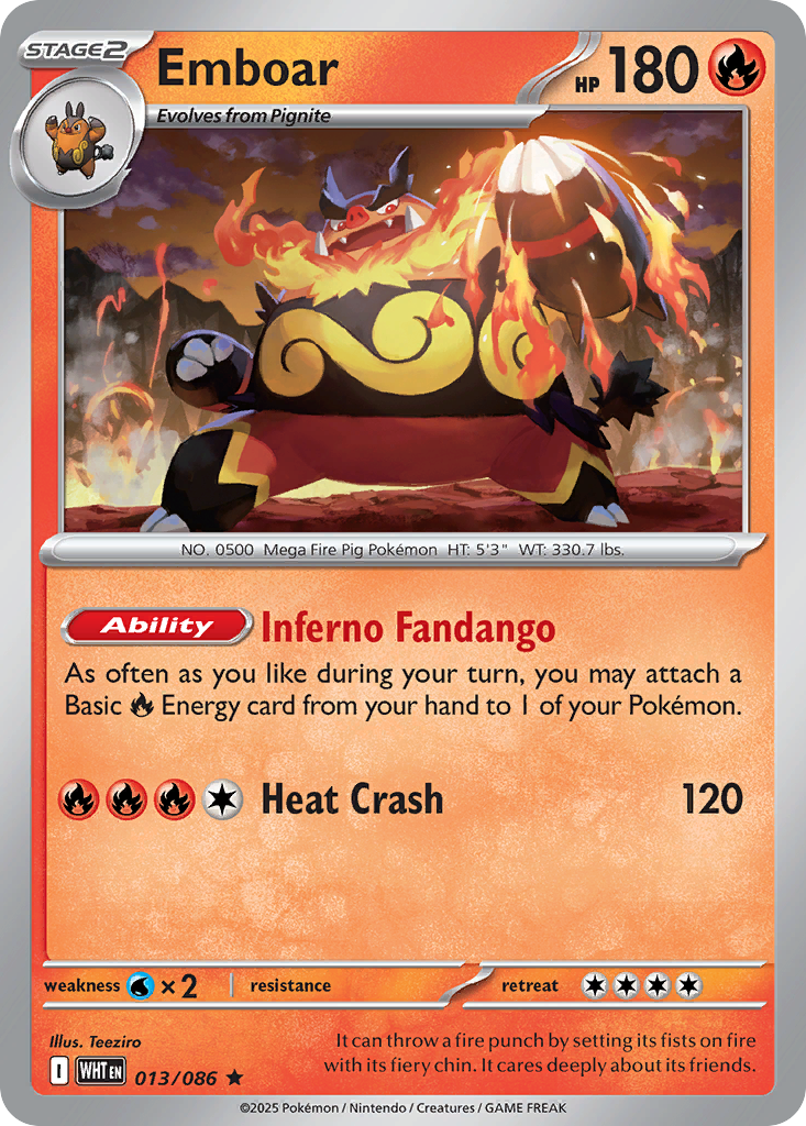Emboar - White Flare SET-13