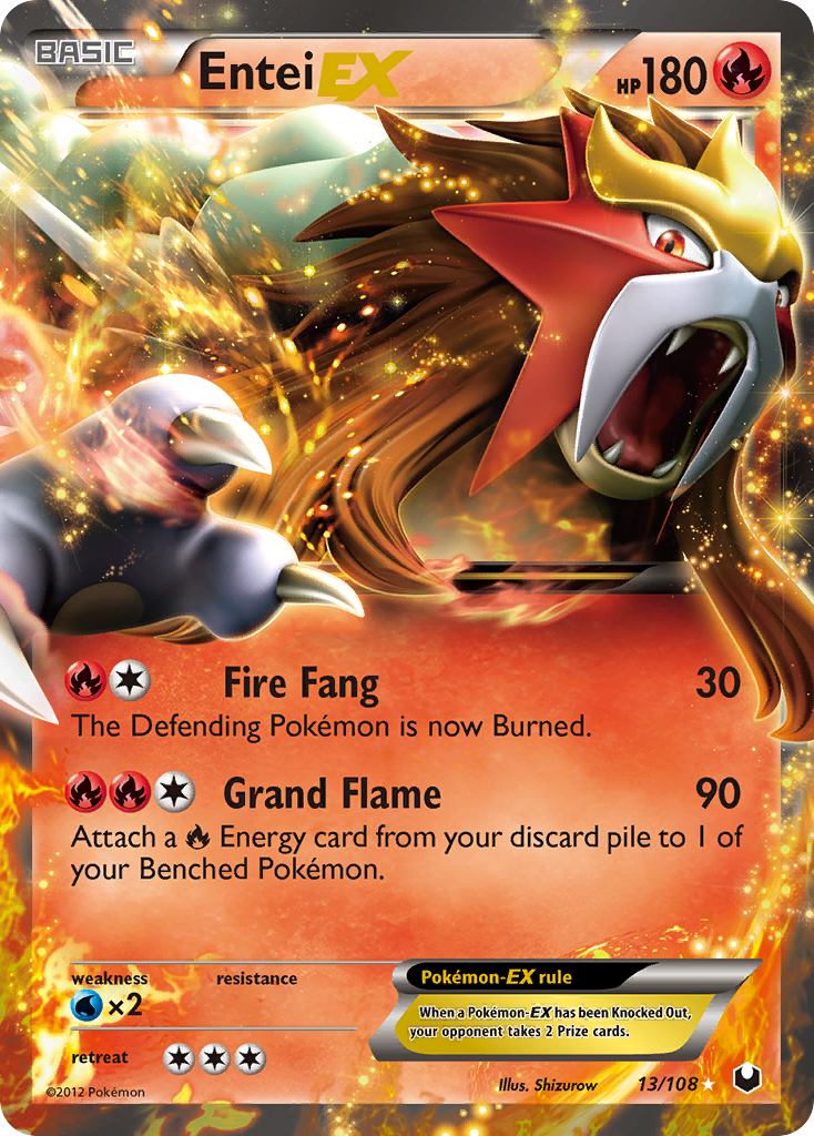 Entei-EX - Dark Explorers SET-13