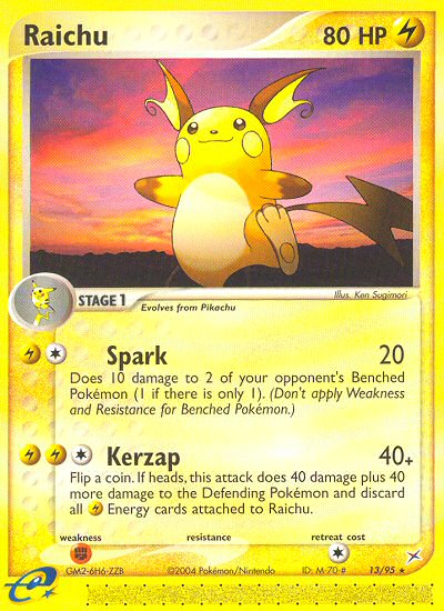 Raichu - Team Magma vs Team Aqua SET-13