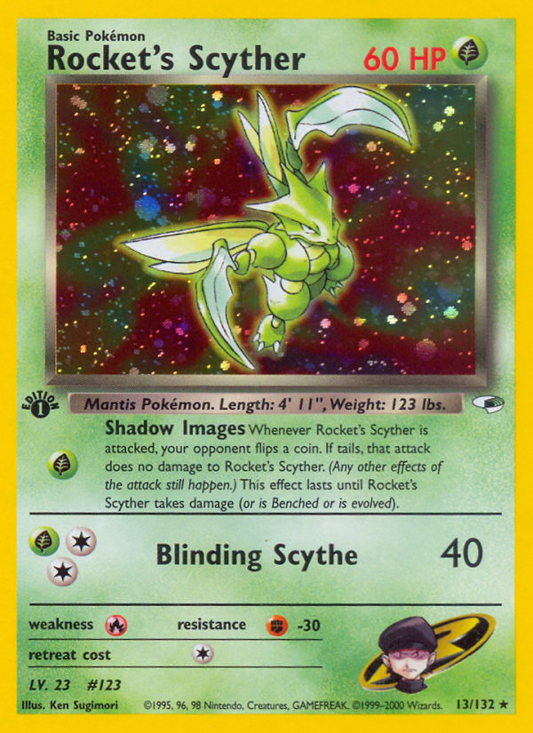 Rocket's Scyther - Gym Heroes SET-13