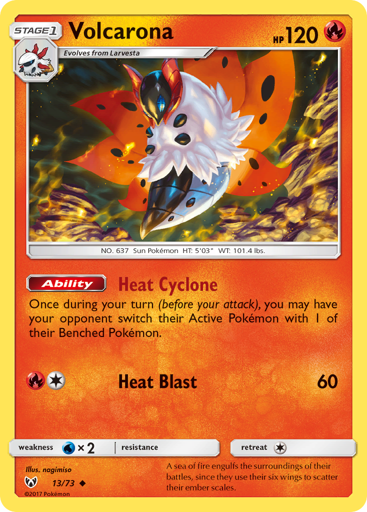 Volcarona - Shining Legends SET-13