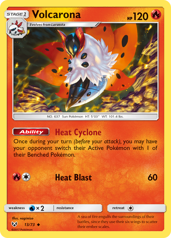 Volcarona - Shining Legends SET-13