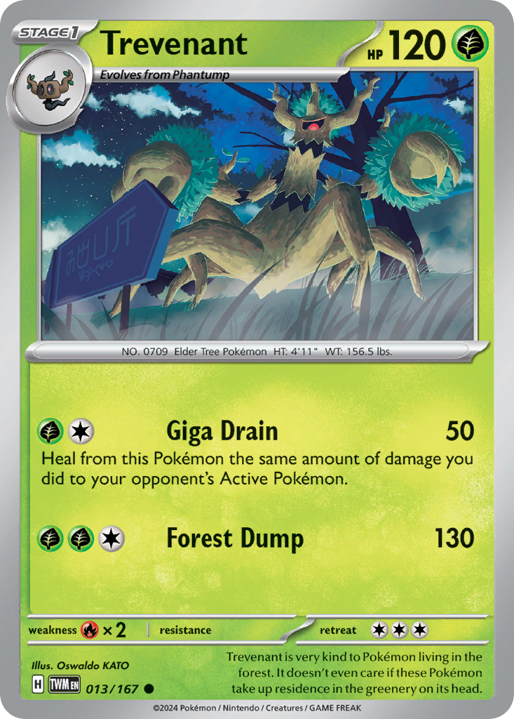 Trevenant - Twilight Masquerade SET-13