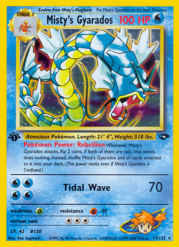 Misty's Gyarados - Gym Challenge SET-13