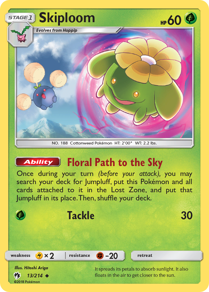 Skiploom - Lost Thunder SET-13