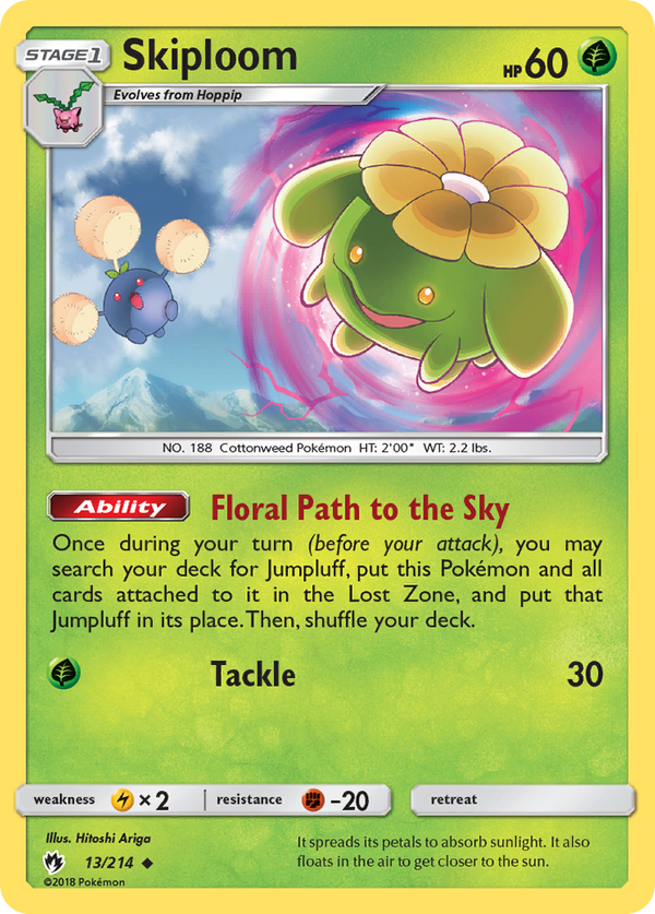 Skiploom - Lost Thunder SET-13