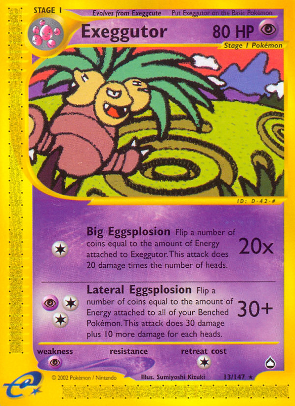 Exeggutor - Aquapolis SET-13