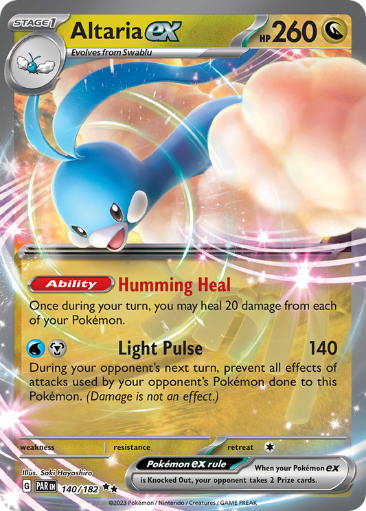 Altaria ex (Paradox Rift SET) (Pokémon) (Stage 1, ex) (Dragon) (HP: 260) (Double Rare) (PKM Paradox Rift SET-47)