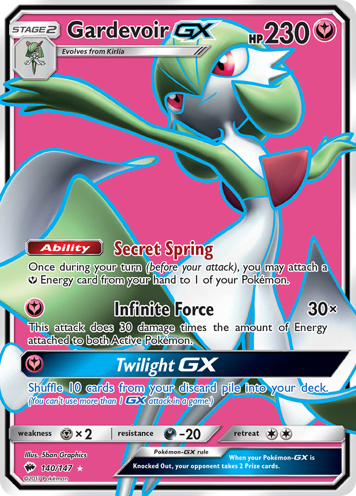 Gardevoir-GX - Burning Shadows SET-140