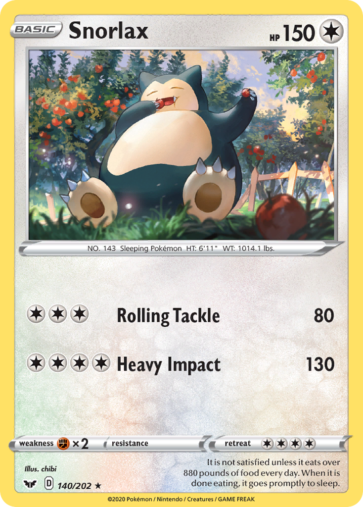 Snorlax - Sword & Shield SET-140
