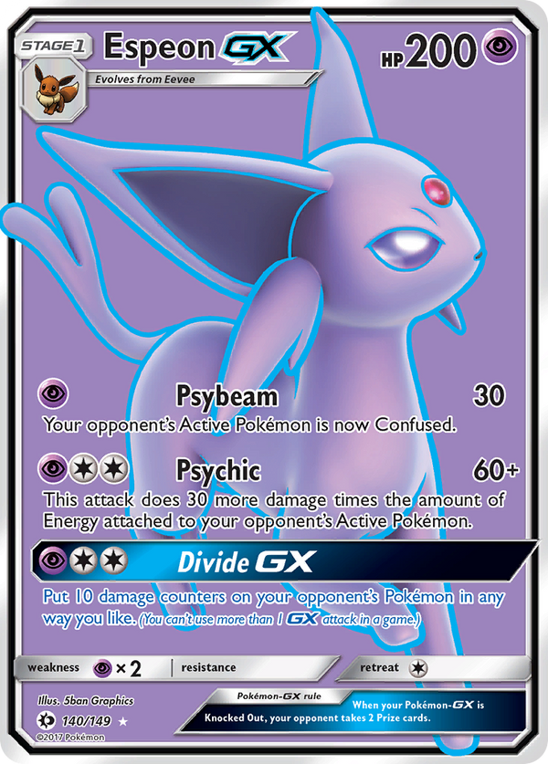 Espeon-GX - Sun & Moon SET-140