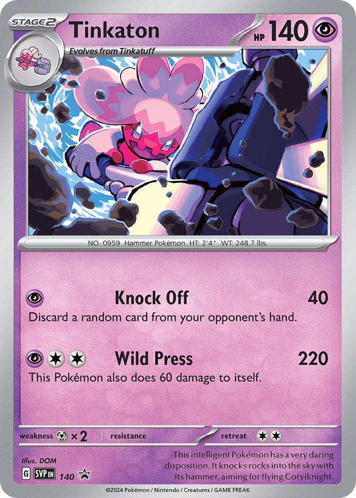 Tinkaton - Scarlet & Violet Black Star Promos SET-140