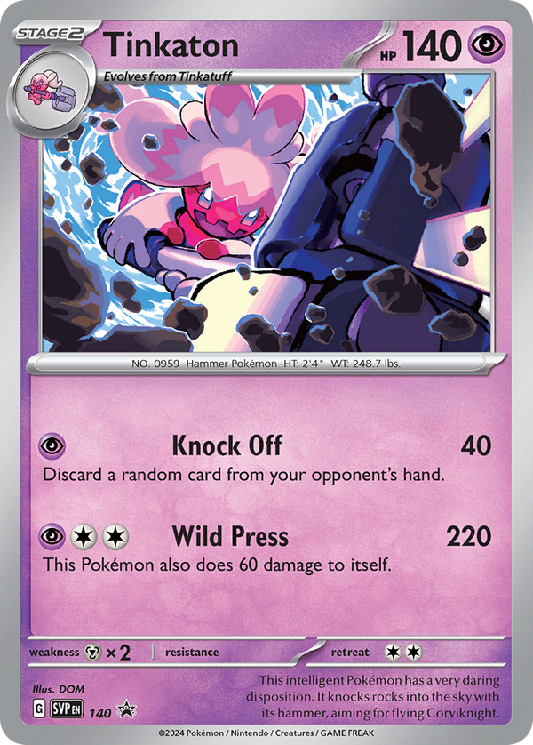 Tinkaton - Scarlet & Violet Black Star Promos SET-140