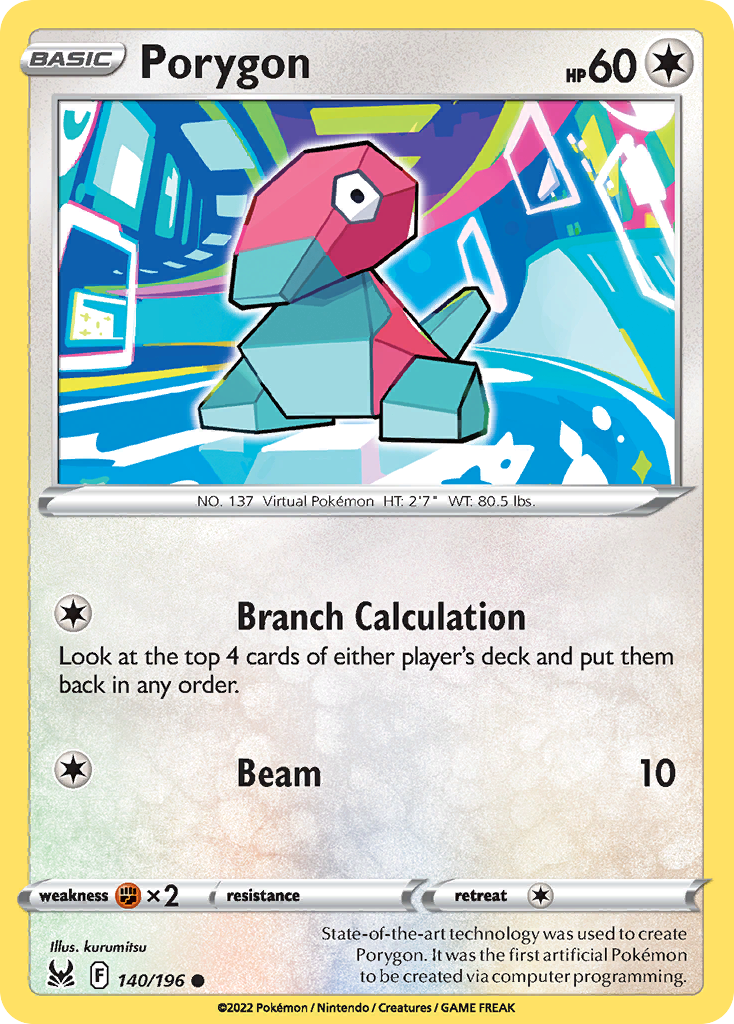 Porygon - Lost Origin SET-140