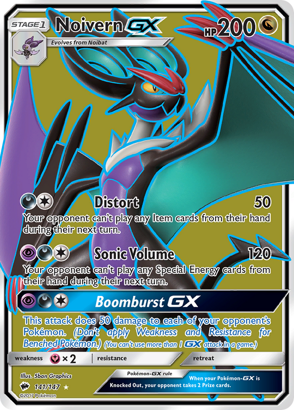 Noivern-GX - Burning Shadows SET-141