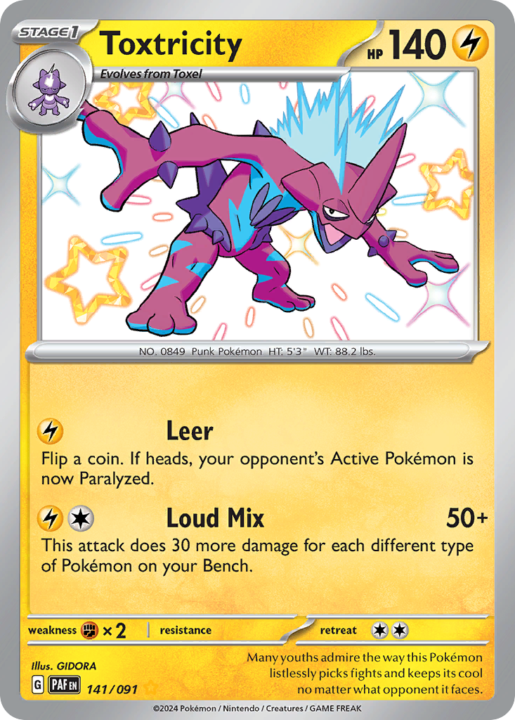 Toxtricity - Paldean Fates SET-141