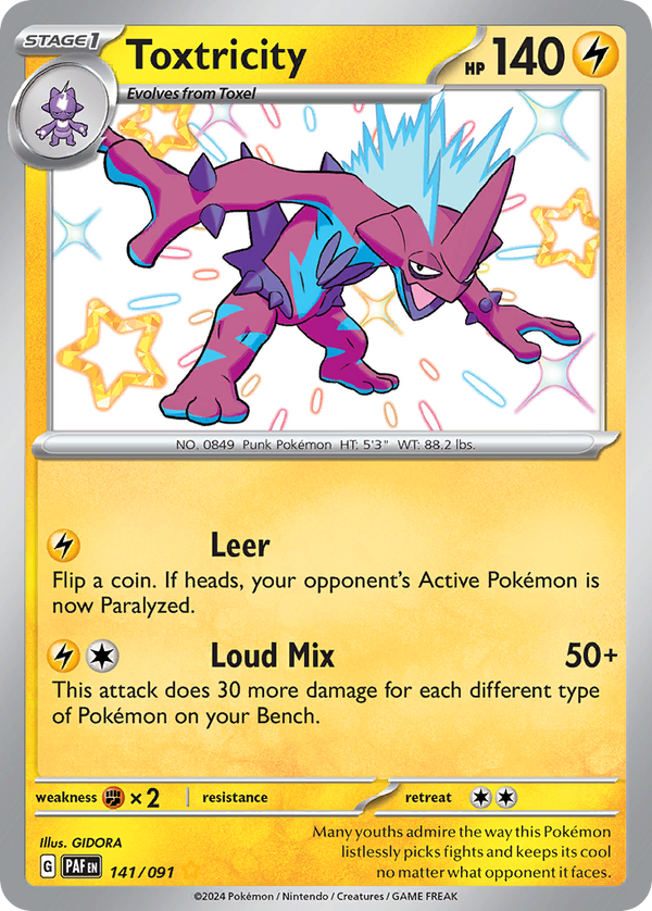 Toxtricity - Paldean Fates SET-141