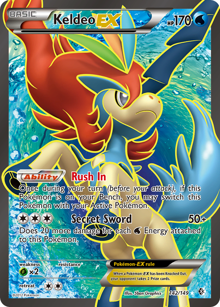 Keldeo-EX - Boundaries Crossed SET-142