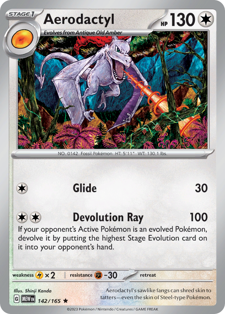 Aerodactyl - 151 SET-142