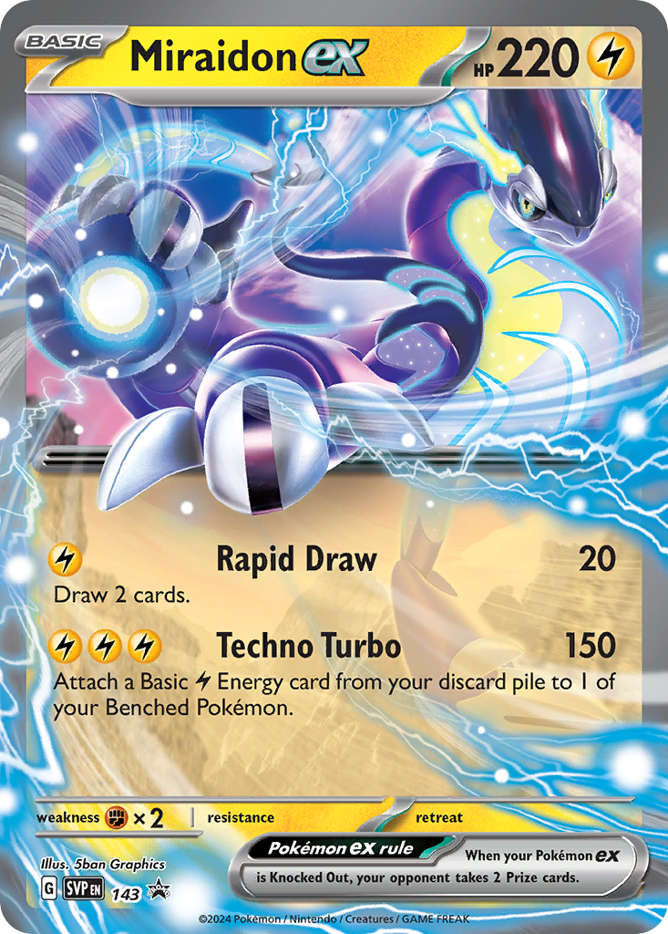 Miraidon EX - Scarlet & Violet Black Star Promos SET-143