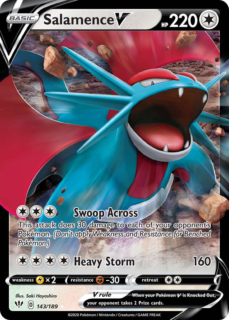 Salamence V - Darkness Ablaze SET-143