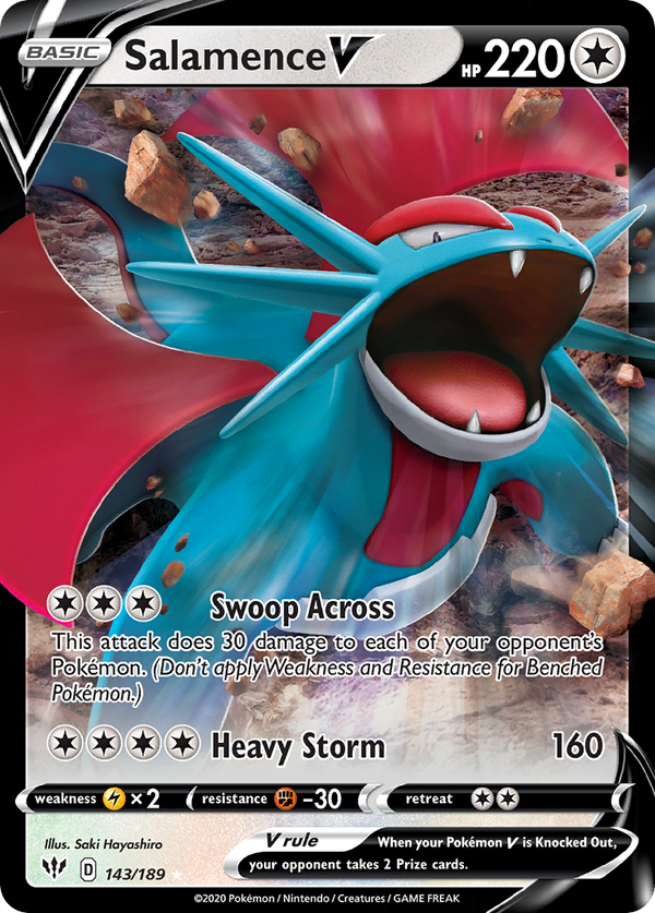 Salamence V - Darkness Ablaze SET-143