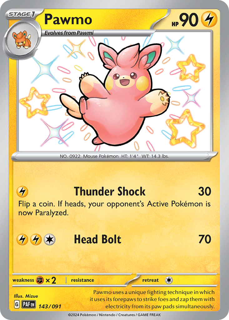 Pawmo - Paldean Fates SET-143