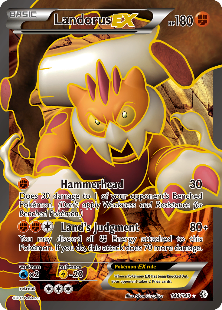 Landorus-EX - Boundaries Crossed SET-144