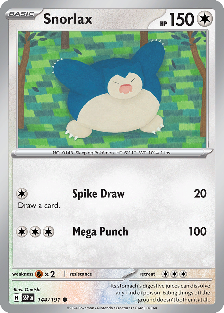 Snorlax - Surging Sparks SET-144
