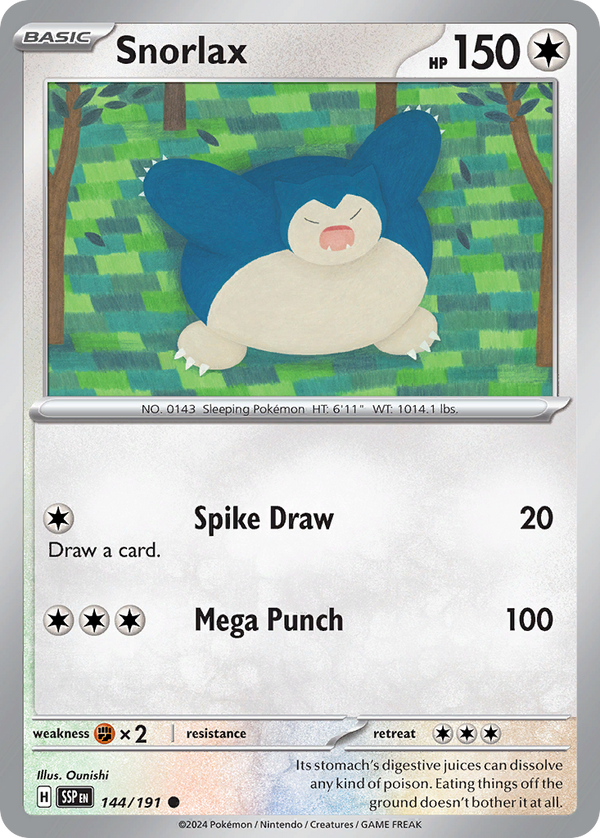 Snorlax - Surging Sparks SET-144