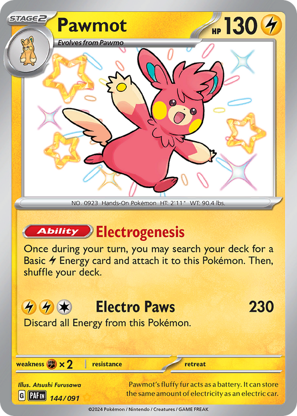 Pawmot - Paldean Fates SET-144