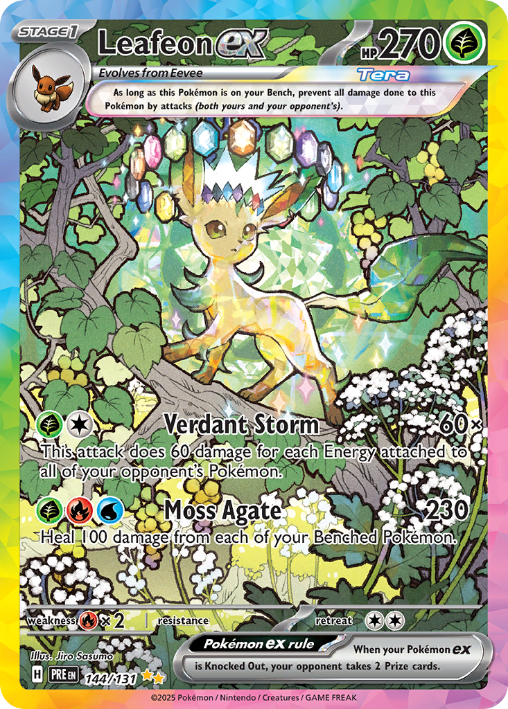 Leafeon EX - Prismatic Evolutions SET-144