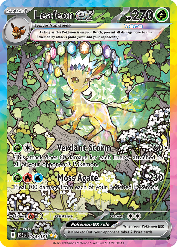 Leafeon EX - Prismatic Evolutions SET-144