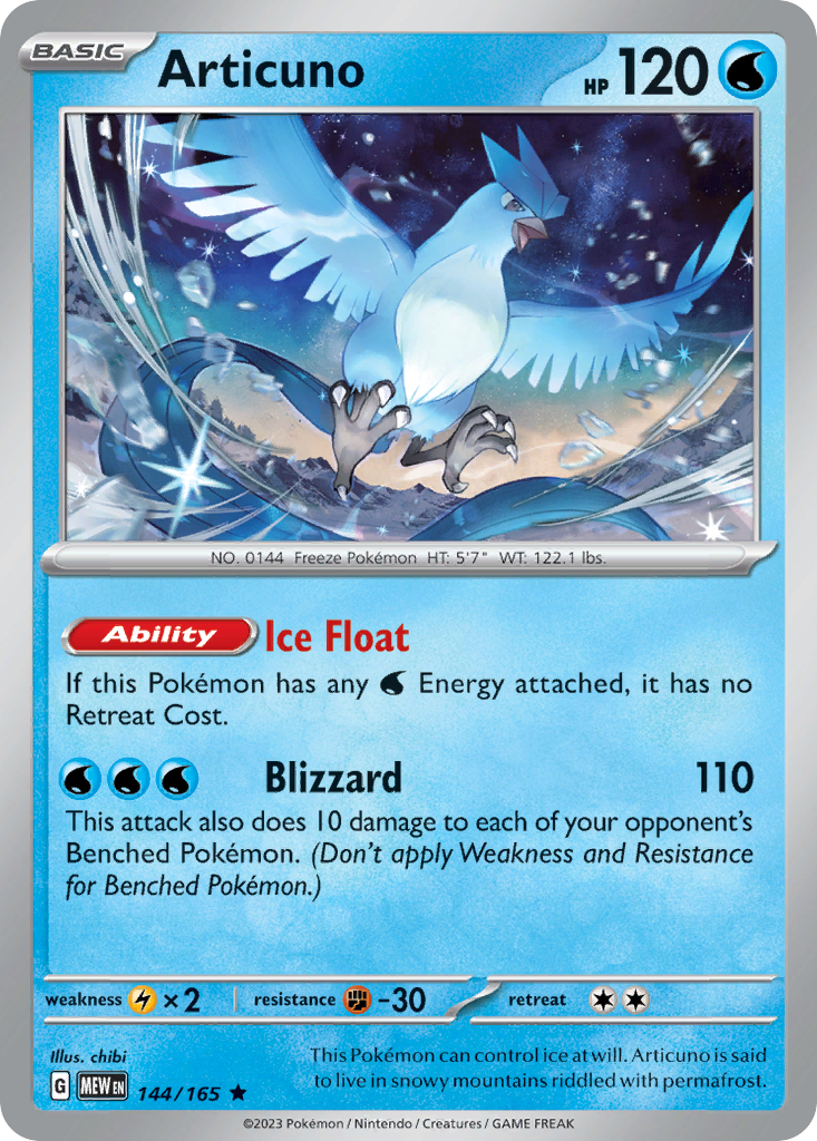 Articuno - 151 SET-144