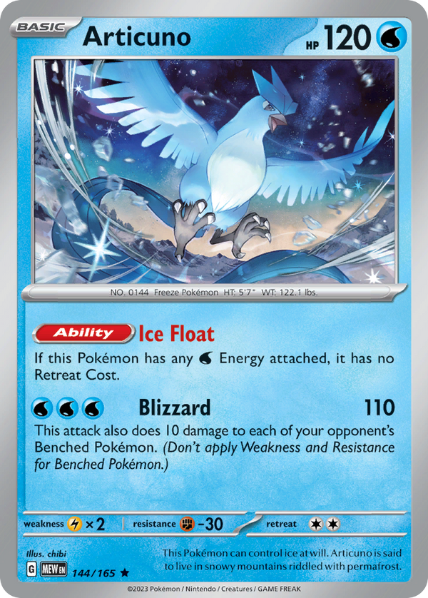 Articuno - 151 SET-144